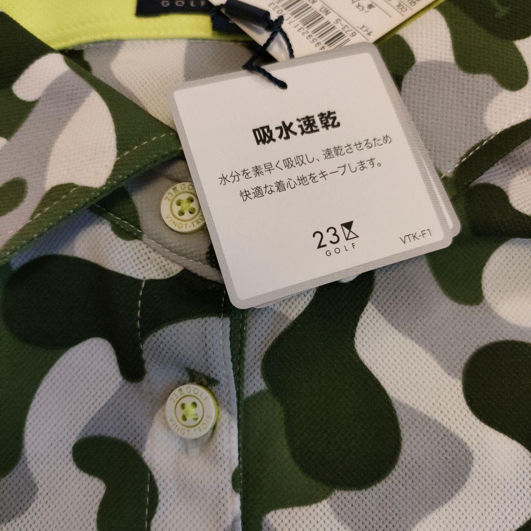 新品】23区GOLF マンギラオコラボ 迷彩柄 レディース ポロシャツ