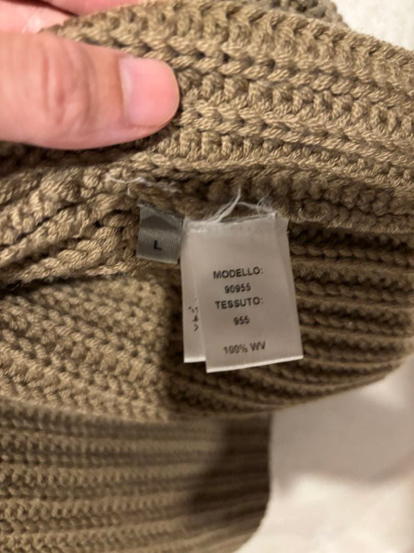 ボリオリ ショールカラーカーディガン(カーキ) - メルカリ