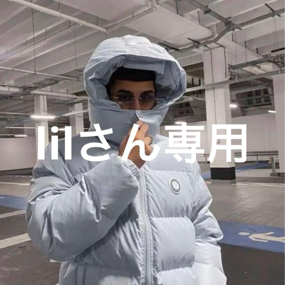 トラップスターフード付きダウンジャケット ライトブルー - メルカリ