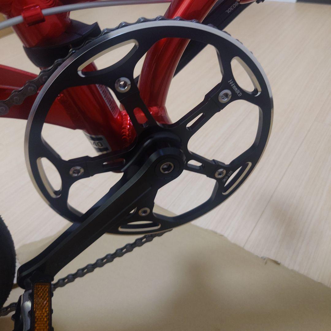 マサさん用】ルノー（赤）7段変速 折りたたみ自転車（鍵・ライト