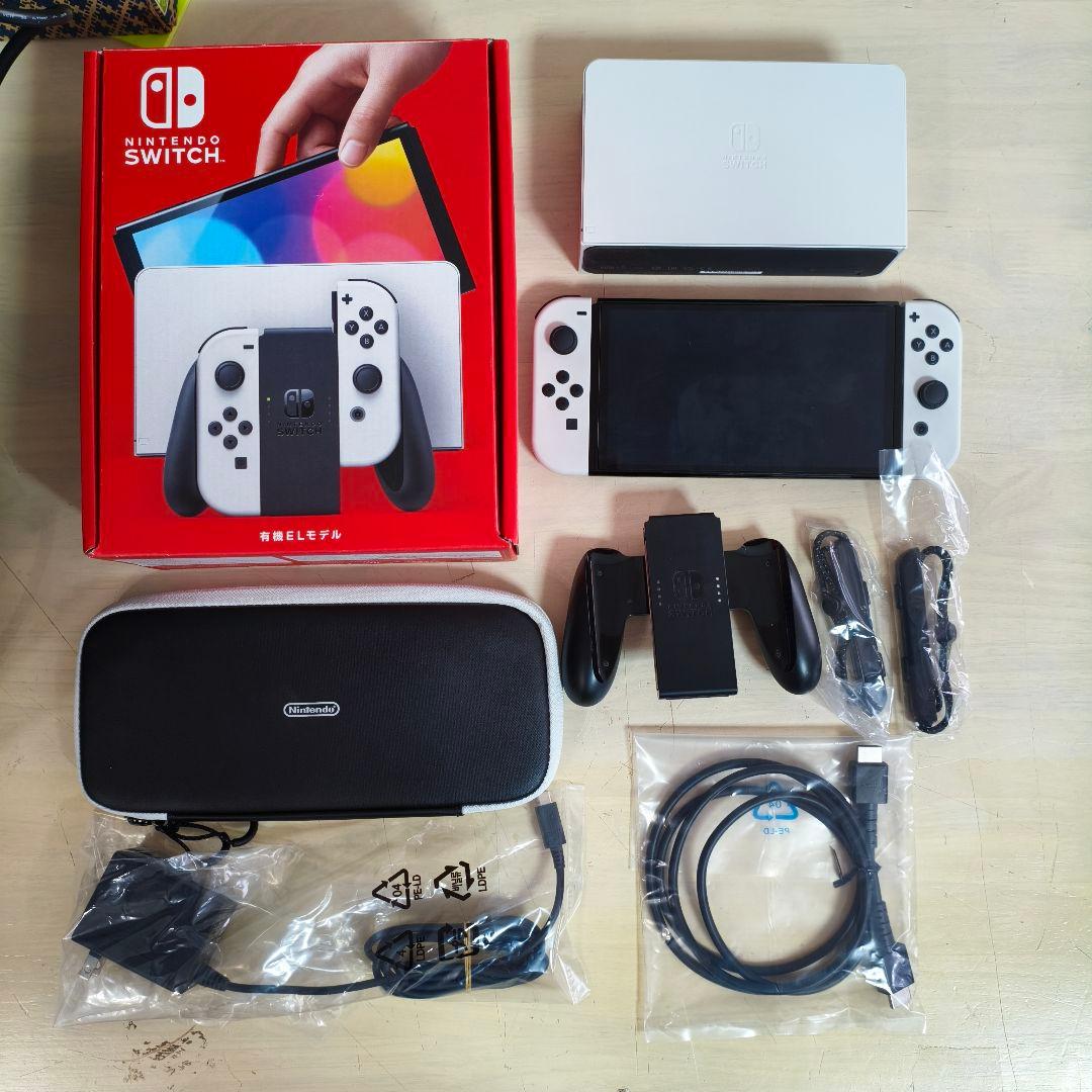 おまけケース付き】Nintendo Switch 有機EL モデル 白 - メルカリ