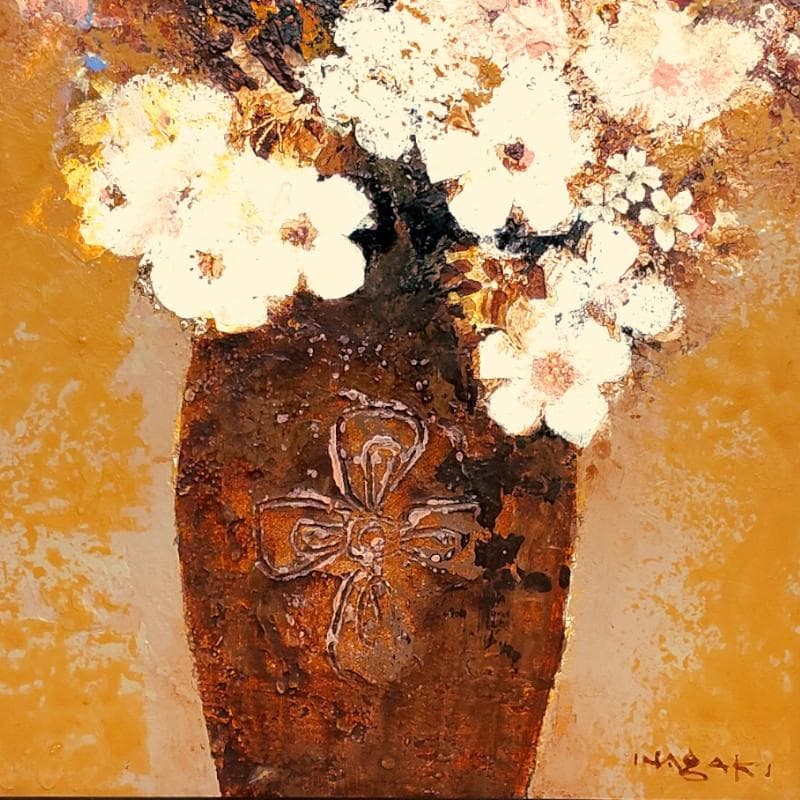 ☆ 稲垣 昌紀 ☆「白い花」 油絵 F4号 未使用！ - メルカリ