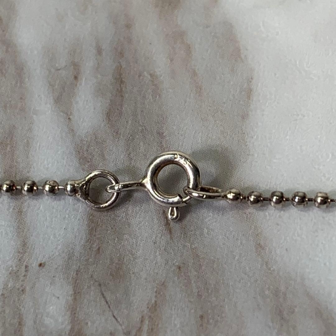 A&G ハートペンダント ネックレス シルバー925刻印 ボールチェーン