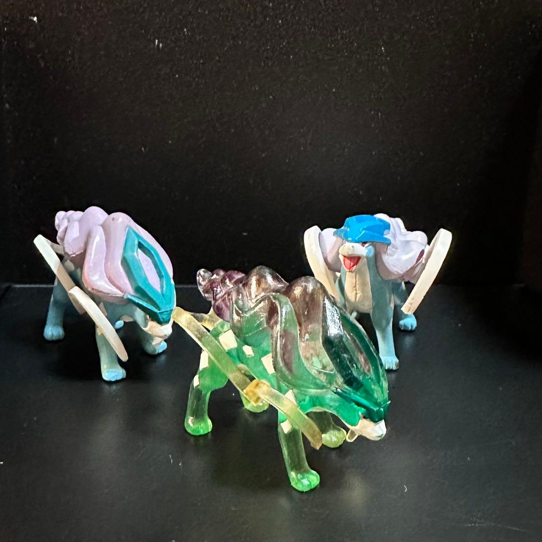 Pokémonモンコレ　クリアver.『スイクン』初期　TOMY製