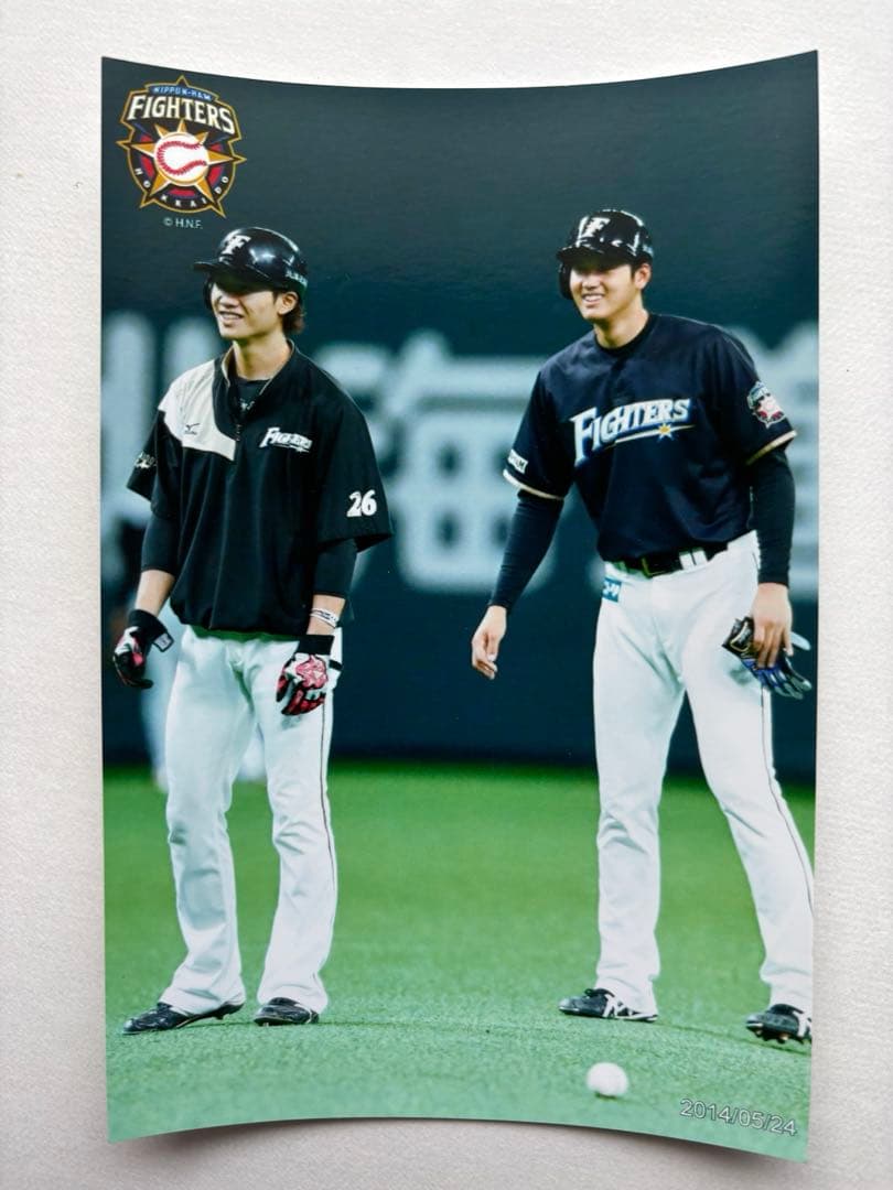 北海道日本ハムファイターズ 大谷翔平 西川遥輝 球団公式 写真 ハイ