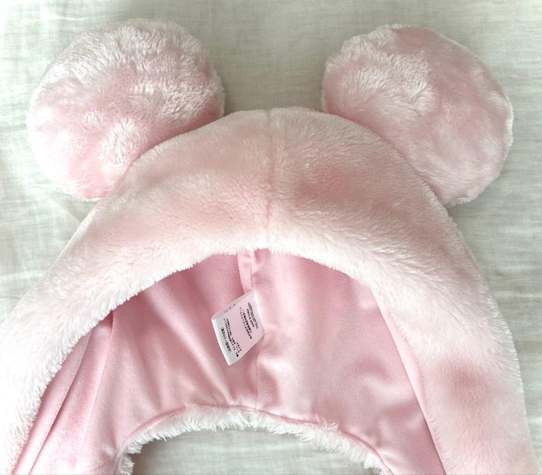 マフラーキャップ ピンク ミッキー