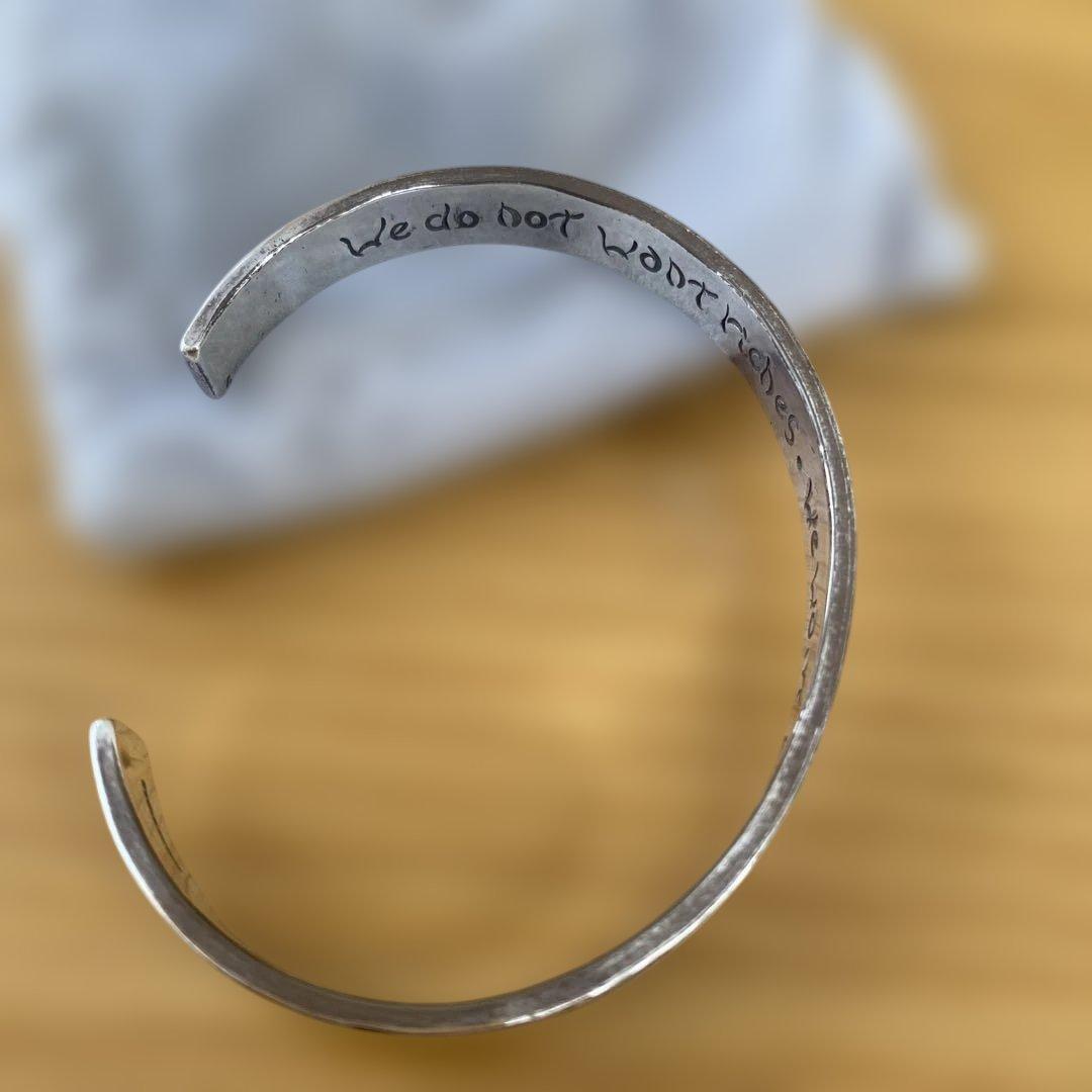 beams○NORTH WORKS○インサイドメッセージバングル - メルカリ