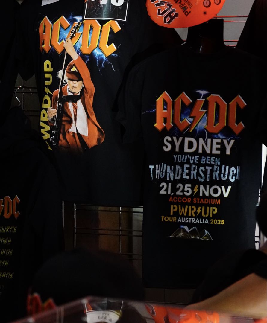 ACDC ツアー限定Tシャツ