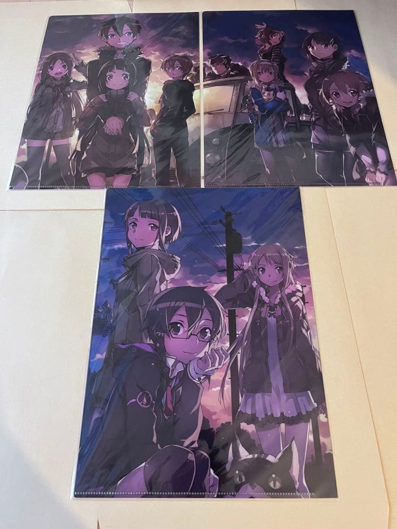 ソードアート・オンライン 希少クリアファイル84枚セット