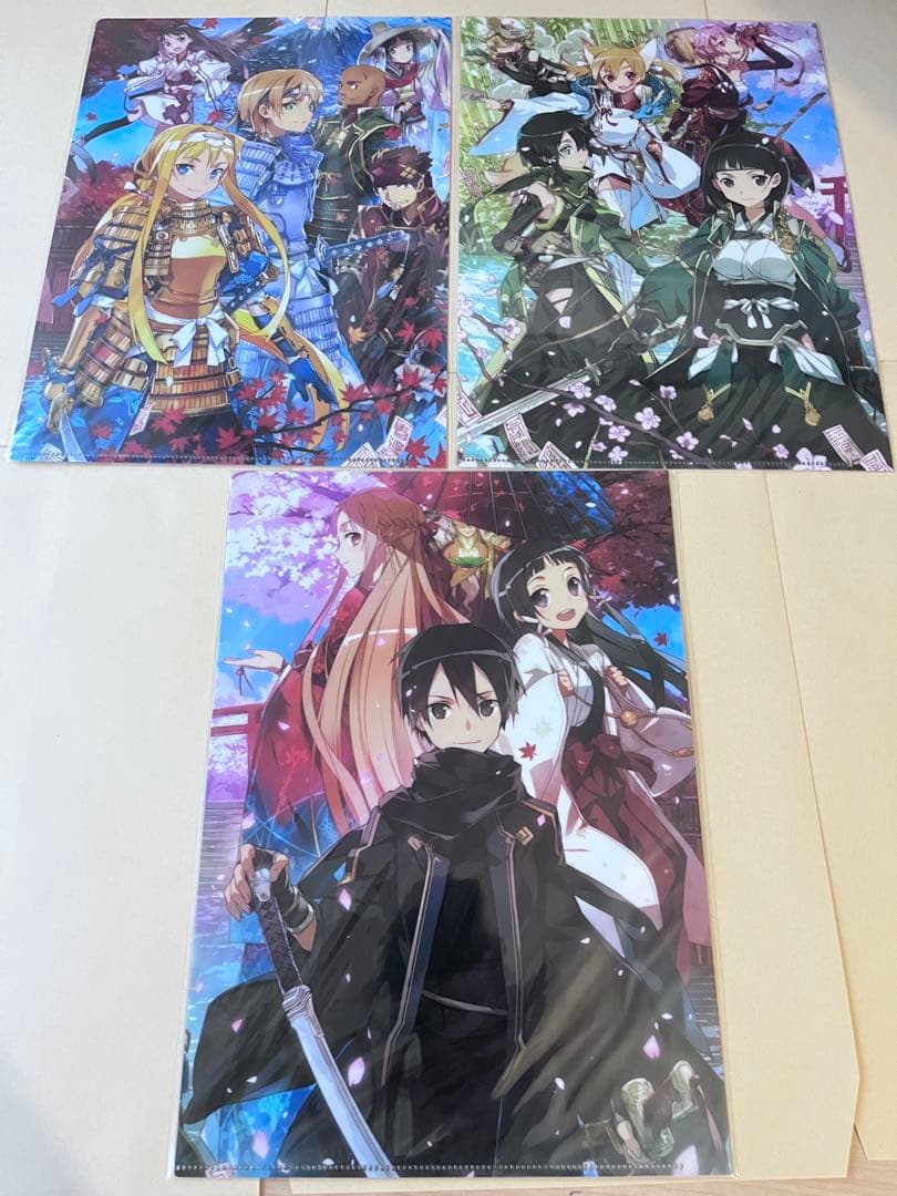 ソードアート・オンライン 希少クリアファイル84枚セット