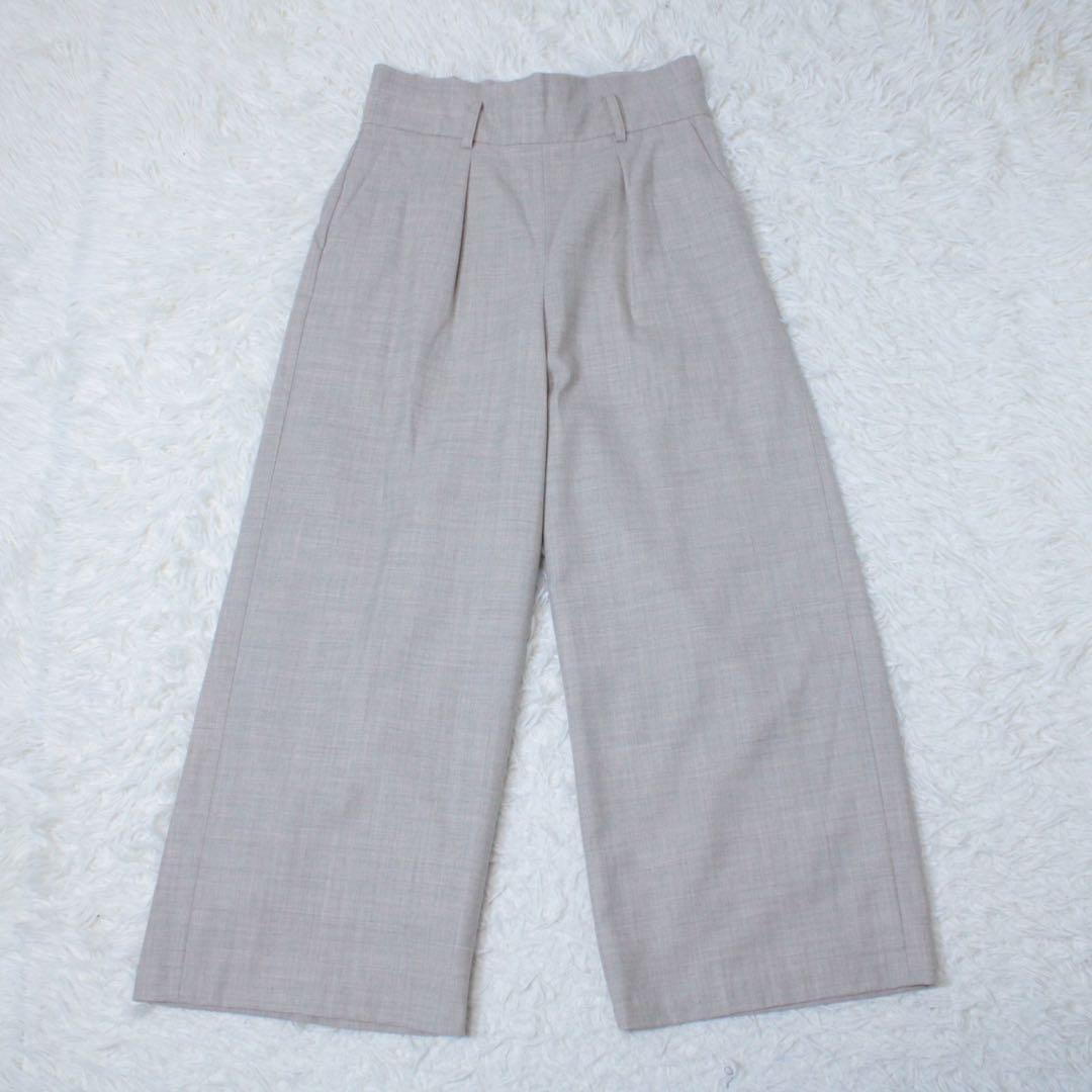 極美品 GLR サキソニー ノーラペル ダブル ジャケット セットアップ 40