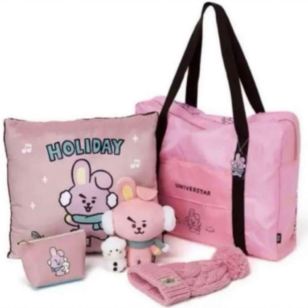 BT21 COKKY ハッピーバッグ ぬいぐるみ クッション
