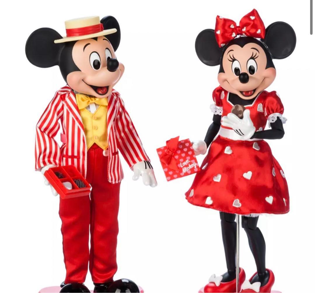 日本未発売 ディズニー100 バレンタイン ドール ミッキー ミニー