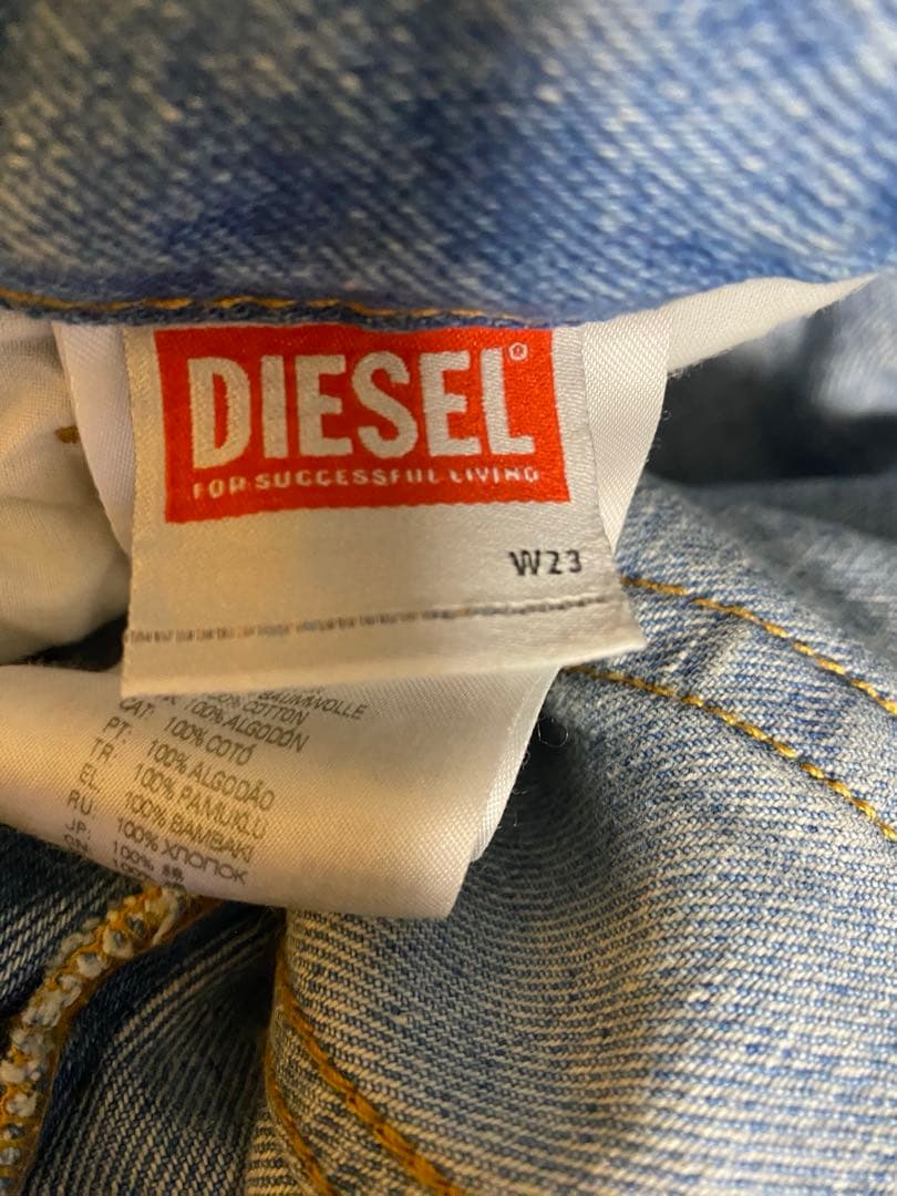 Diesel 1996 D-Sire デニムルーズフィット W23 ライトブルー