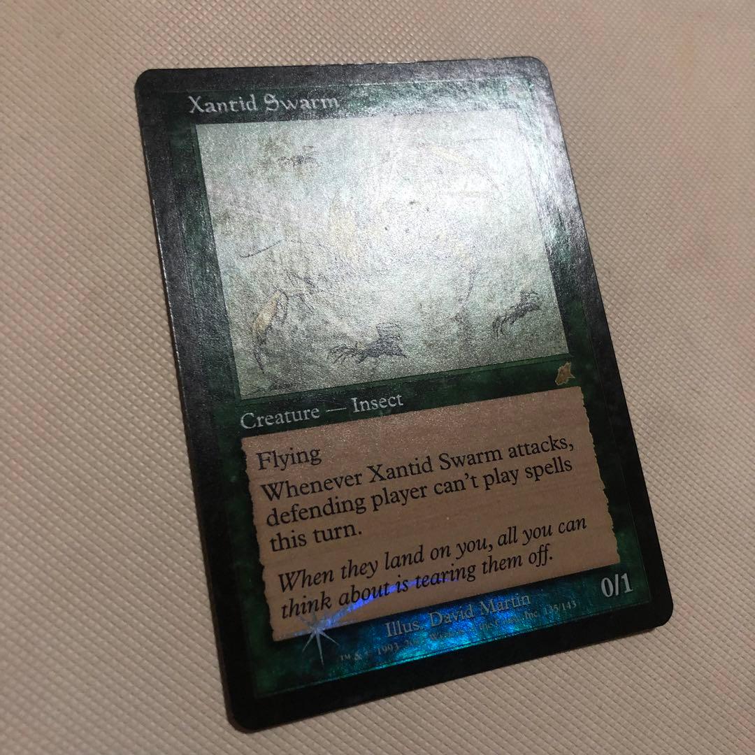 ザンティッドの大群 foil mtg 英語 継ぎ目無し 緑 ザンディッドの大群