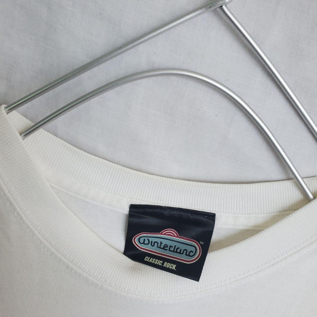 レトロ 当時物 KISS キッス半袖 tシャツ USA製 パンダ 白 バンドT