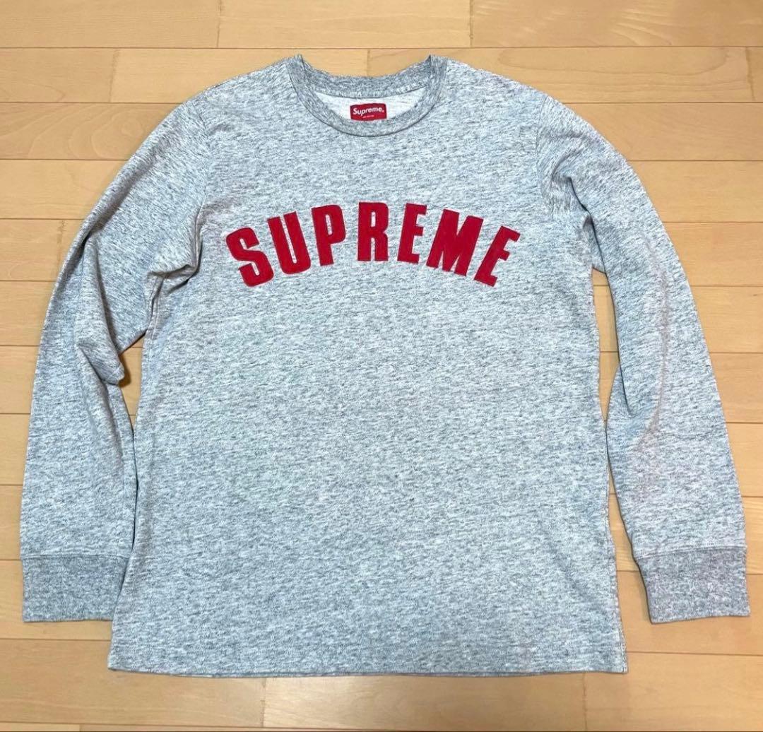 Supreme アーチロゴ ロンT 中古・古着通販】Supreme (シュプリーム) アーチロゴT ブラック サイズ
