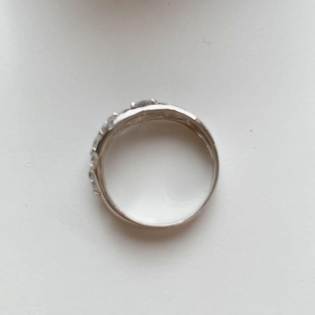 pt900 1.02ct 天然ダイヤモンドデザインリング