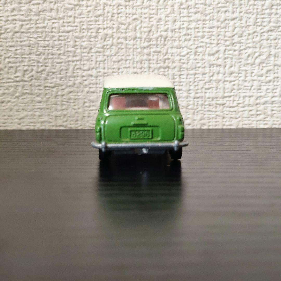 TOMICA トミカ ミニクーパー 緑/白色 輸出カラー 箱付き - メルカリ