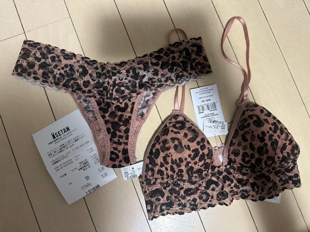 hanky panky ブラ&タンガセット XS hanky panky（ハンキーパンキー） タンガ Tバック 下着 パンツ
