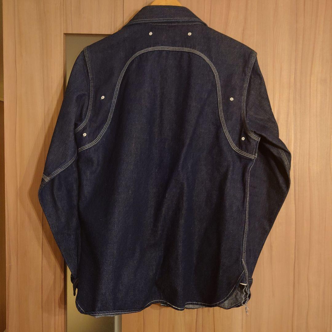 最終価格 フェローズ デニムワークシャツ 40s - メルカリ