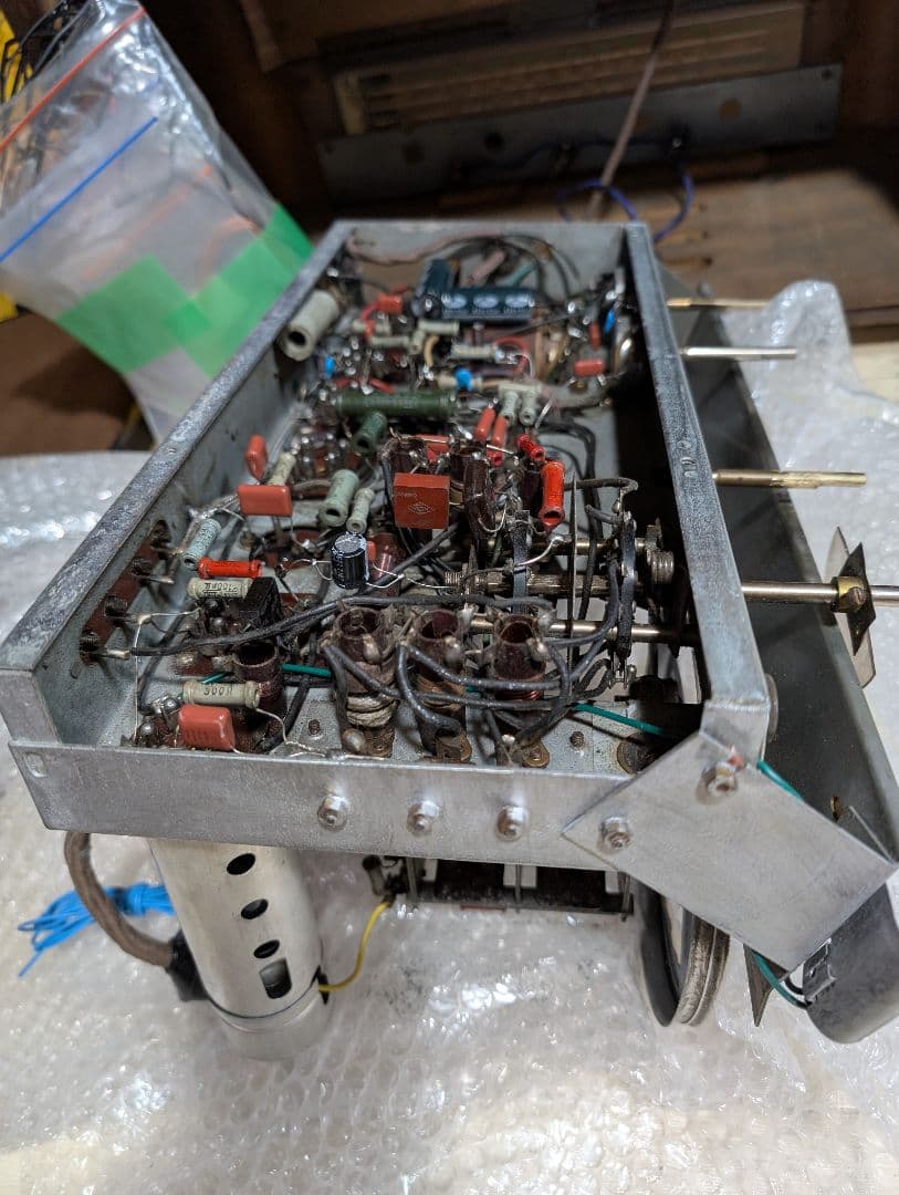 ナショナル 7球AS-450 昭和レトロ真空管ラジオ オールバンド - メルカリ