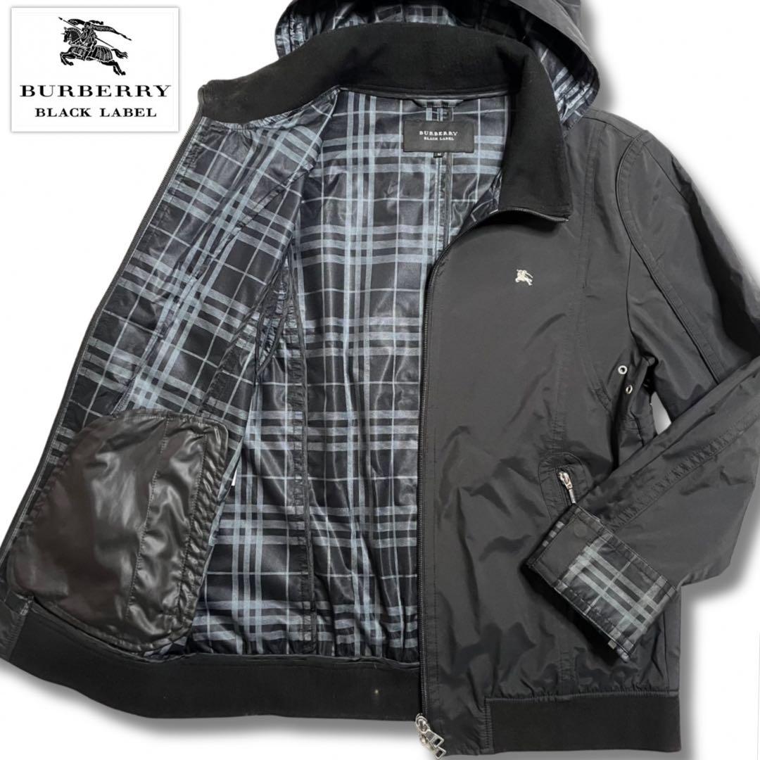 美品✨バーバリーブラックレーベル ナイロンジャケット 2way ノバ