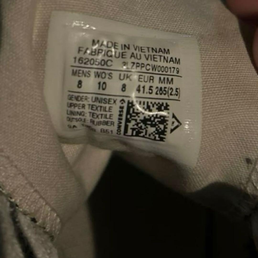 【converse】CT70 BLACK HI CUT ブラック 26.5cm