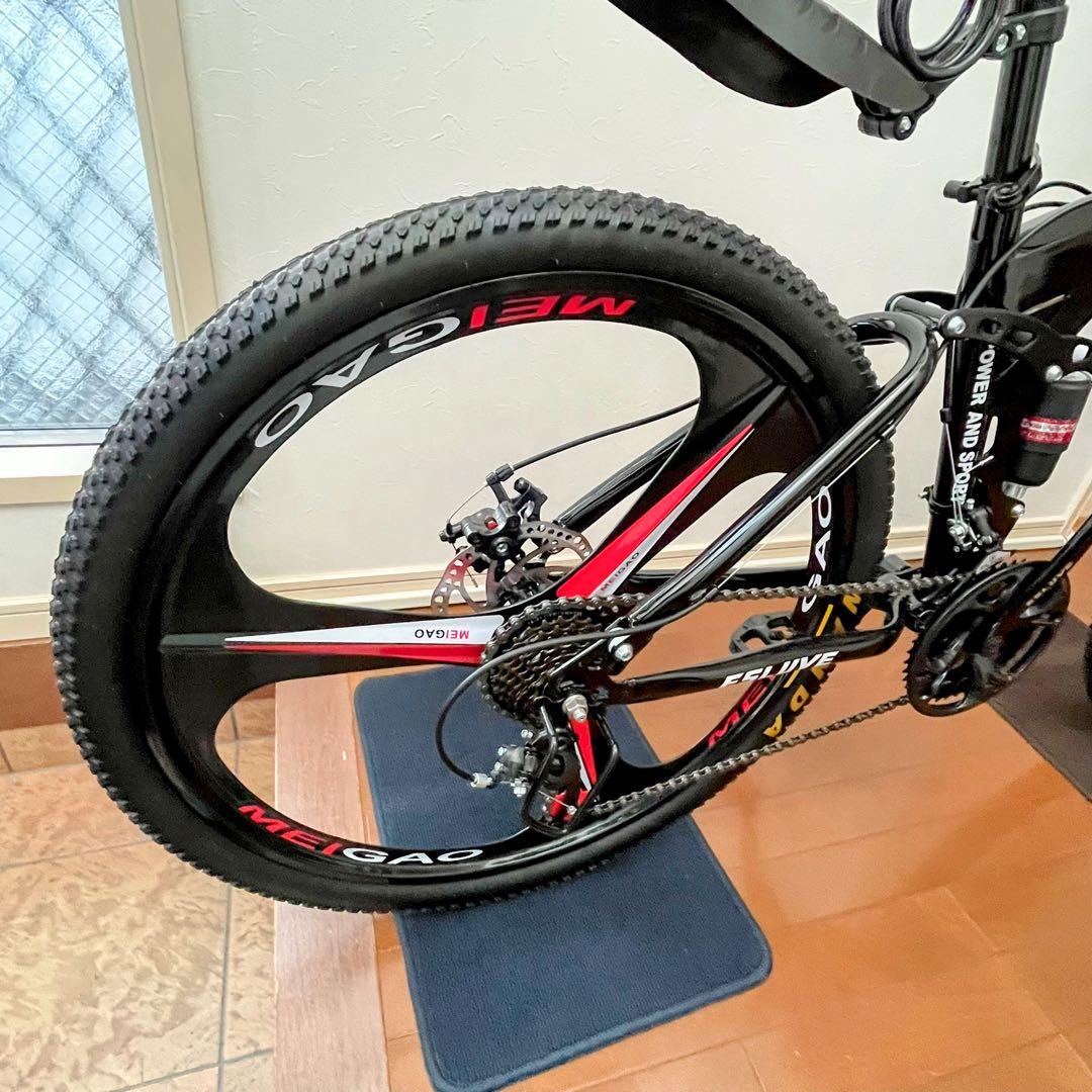 引取り限定_大阪】Esluve マウンテンバイク 折りたたみ