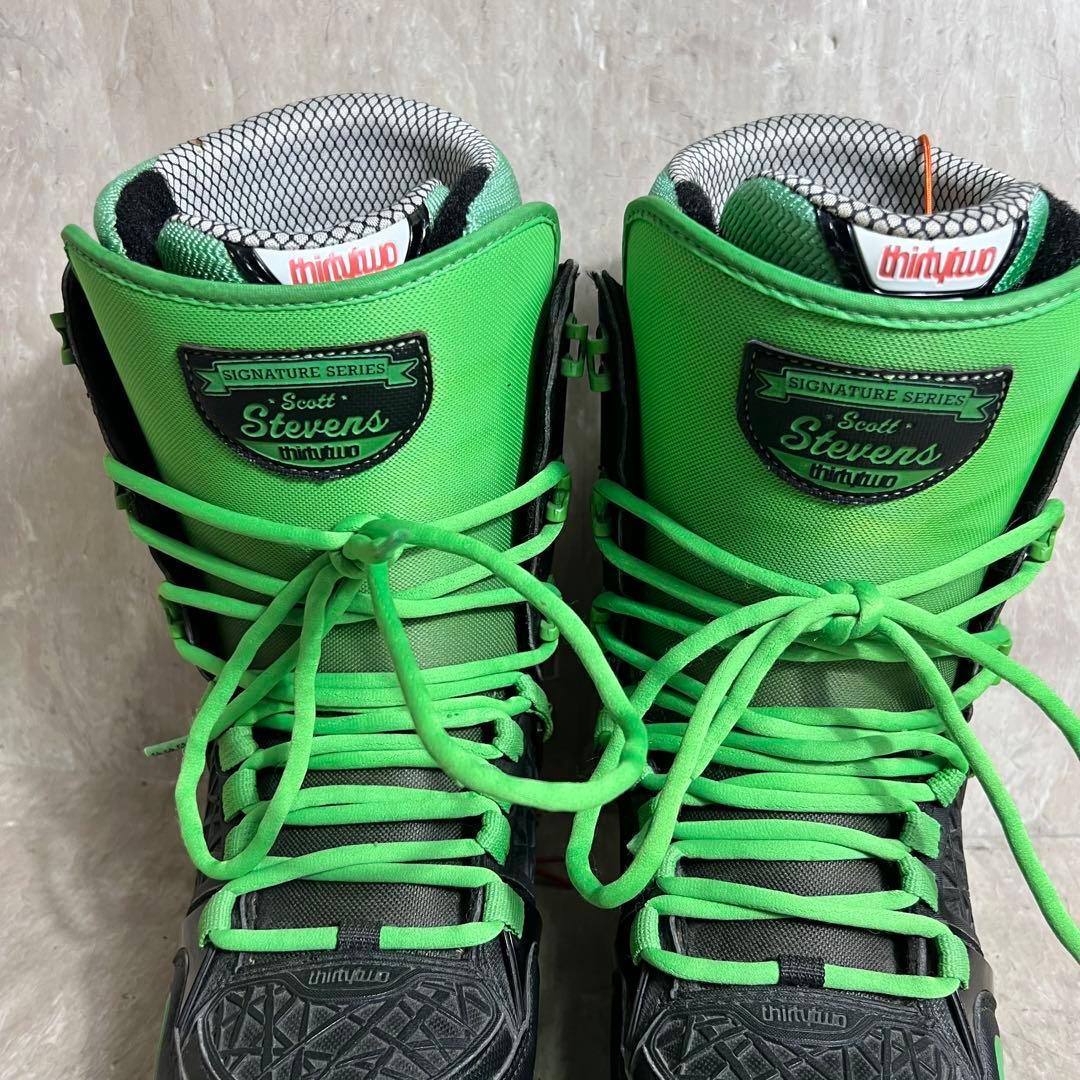 thirtytwo TM-2 STEVENS ブラック グリーン 25.5cm