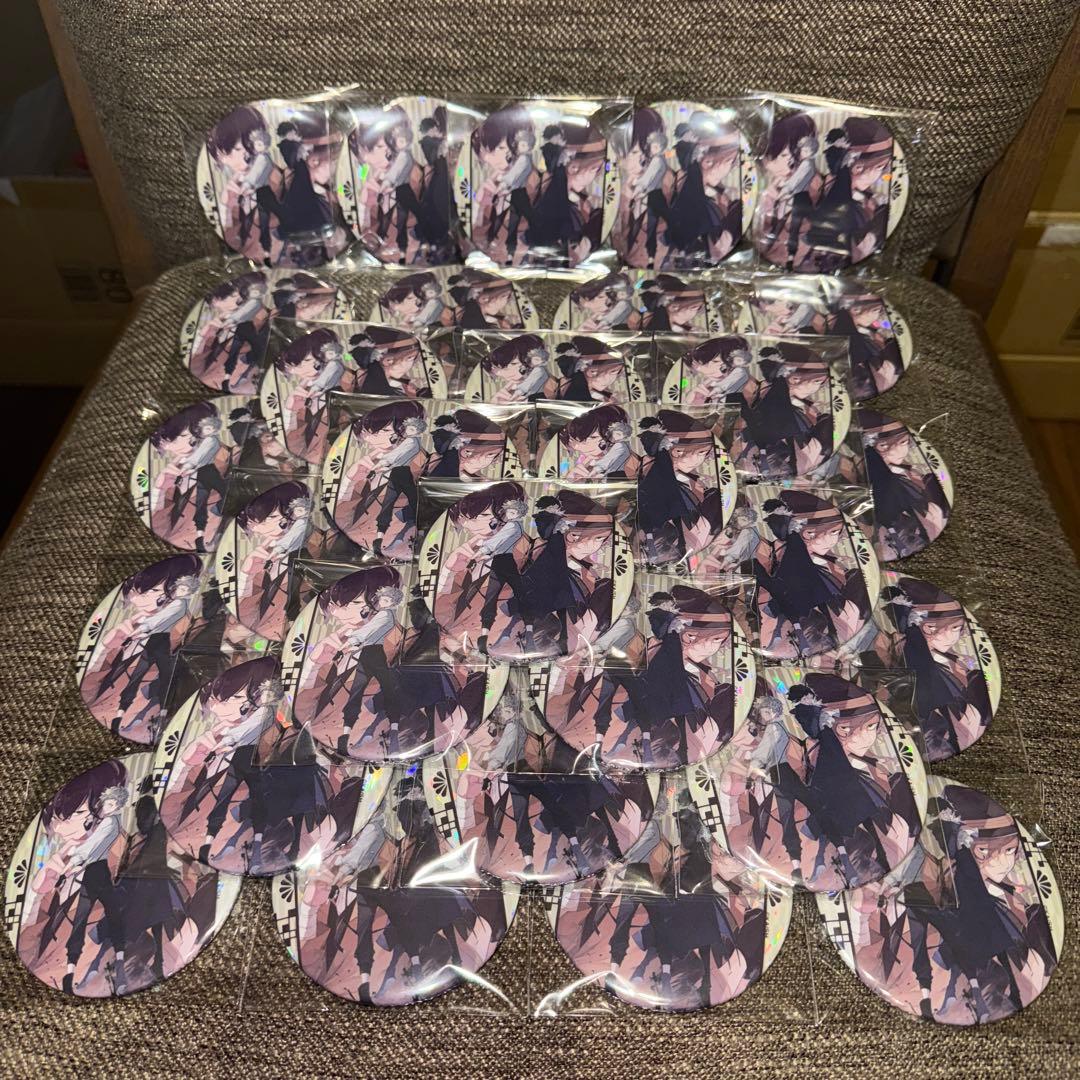 文豪ストレイドッグス c103 ホログラム缶バッジ 太宰治　中原中也　35点