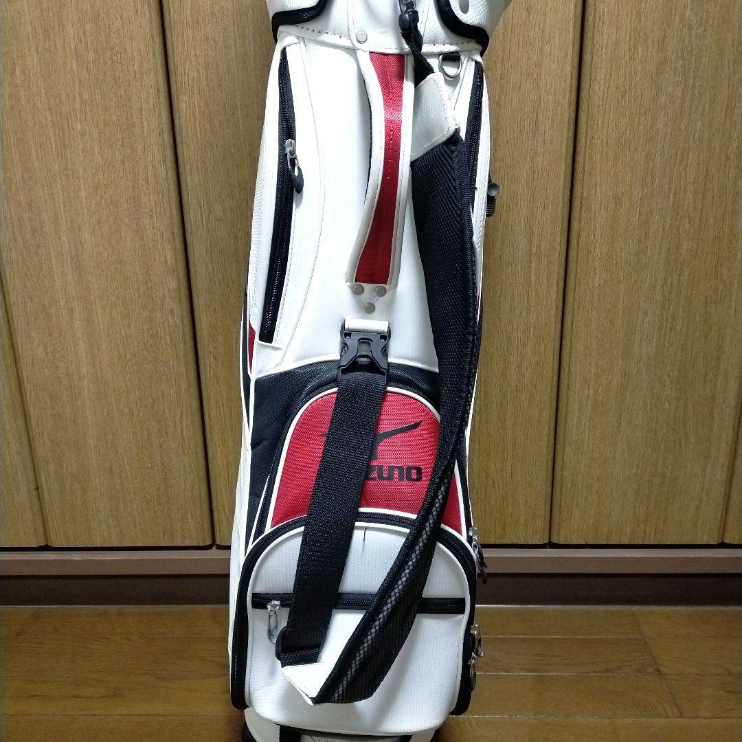 Mizuno キャディバッグ ホワイト レッド ブラック おまけ付IGNIO