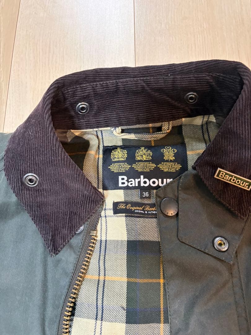 w*o様 Barbour Spey oiled wax jacket 36 - メルカリ