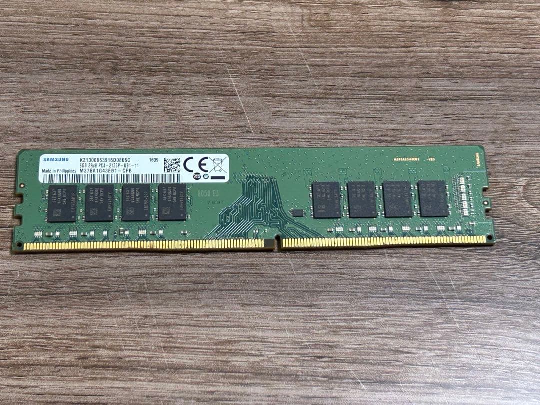 Samsung デスクトップ用メモリ 8GB×2枚 DDR4-3200 動作品 楽天市場