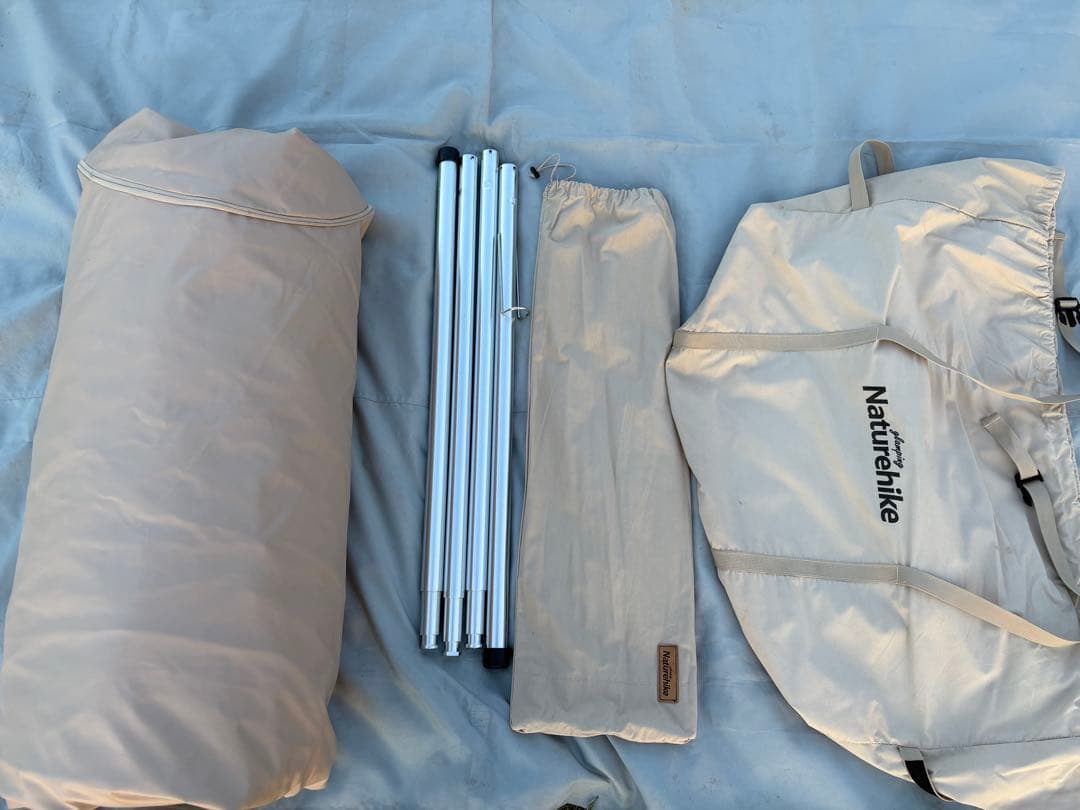 Naturehike コットンピラミッドラージテント ブライトン12.3」 中古