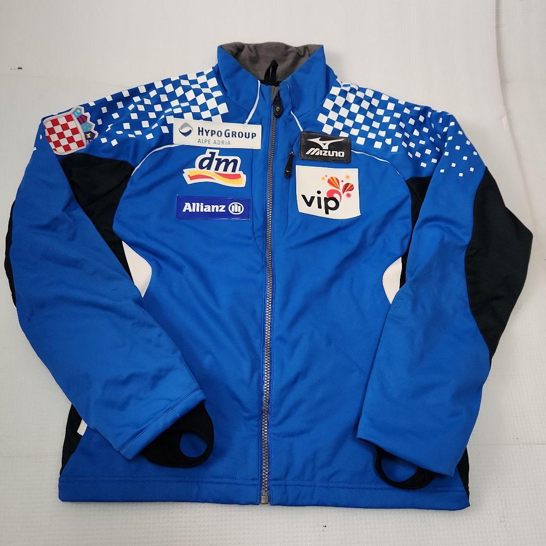 Ｍ ミズノ クロアチア代表 スキーチームジャケット ミドル　オリンピック M ミズノ クロアチア代表 スキーチームジャケット ミドル