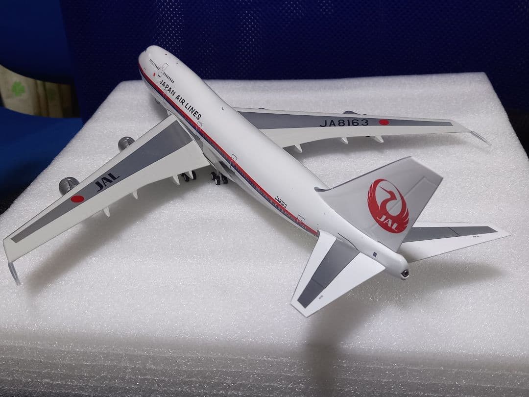 難有　B-Models 1/200 JAL B747-300 JA8163