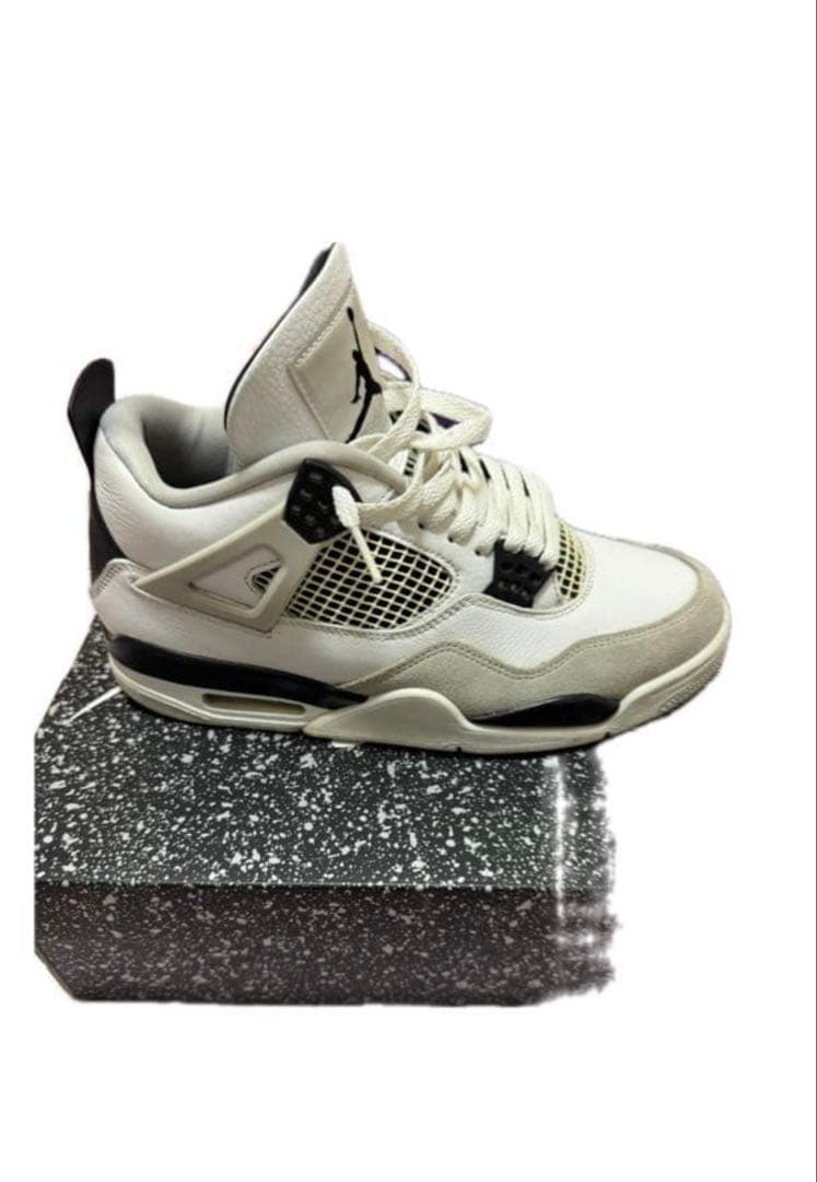 NIKE AIR JORDAN 4レトロホワイト 27.5cm 箱あり