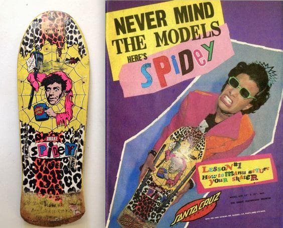 メガ！1985年・ビンテーオリジナルジデッキ！SANTA CRUZ/Spidey - メルカリ