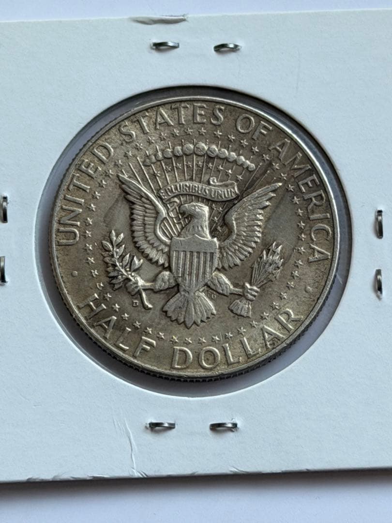 1964年】ケネディハーフダラー銀貨1枚 ミントマークD - メルカリ