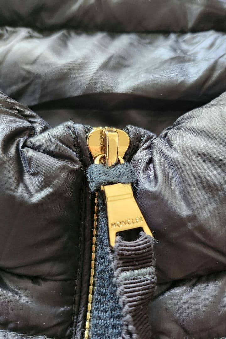 モンクレール MONCLER aubry オーブリー 2 ダウンカーディガン 紺