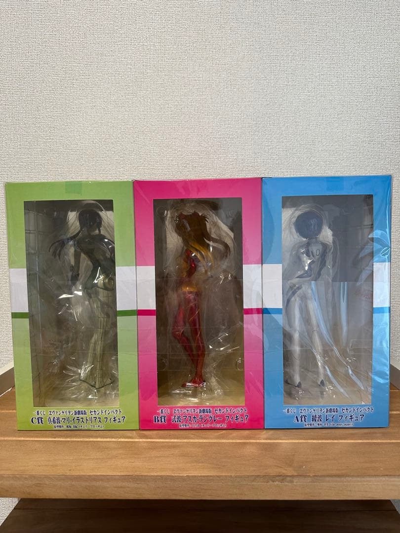 一番くじ エヴァンゲリヲン 新劇場版 セカンドインパクト 未開封 3体セット
