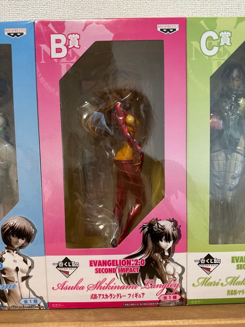 一番くじ エヴァンゲリヲン 新劇場版 セカンドインパクト 未開封 3体セット