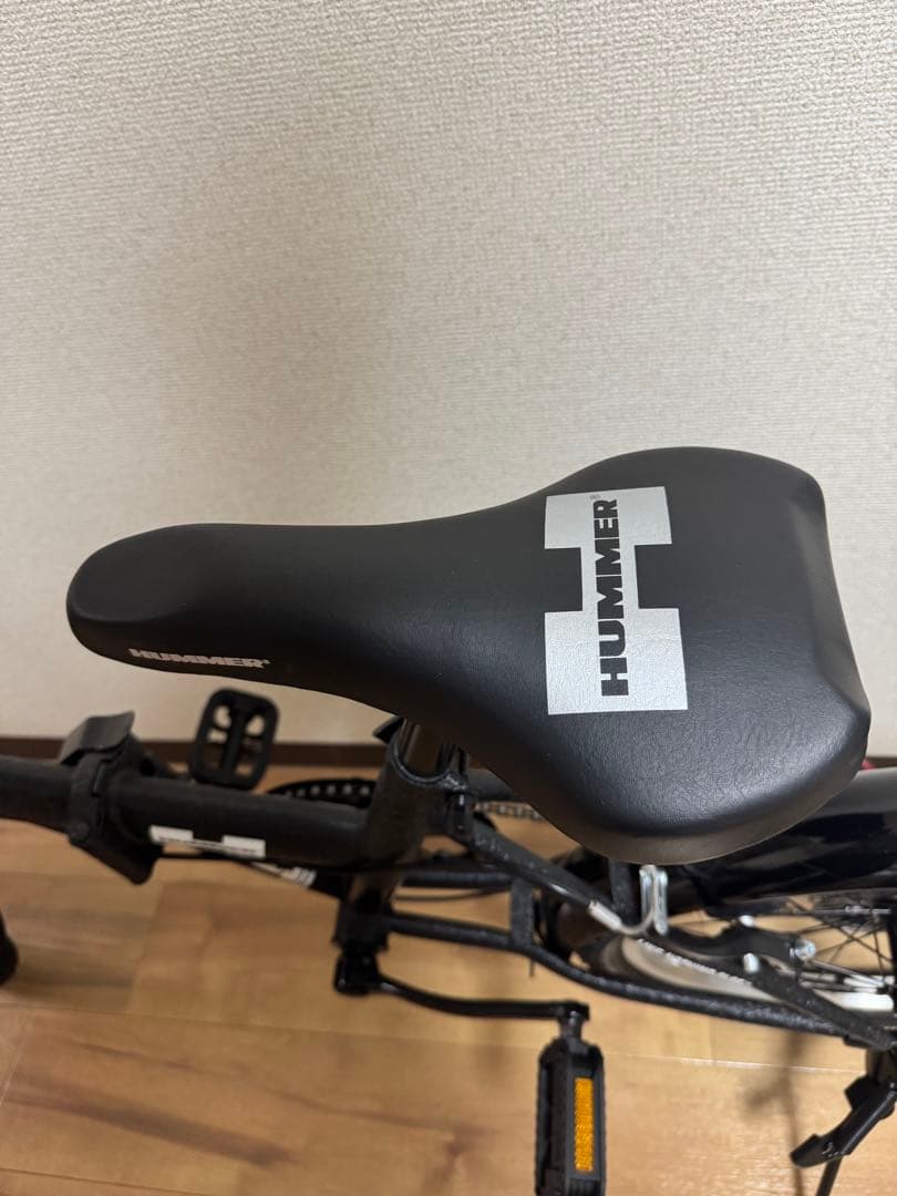 新品】折りたたみ自転車 ハマー HUMMER ブラック - メルカリ