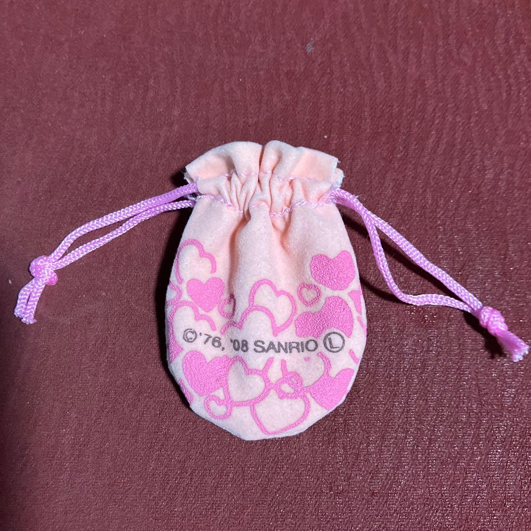 ハローキティ ハートポーチ アクセサリー入れ ミニ巾着サンリオ　レア