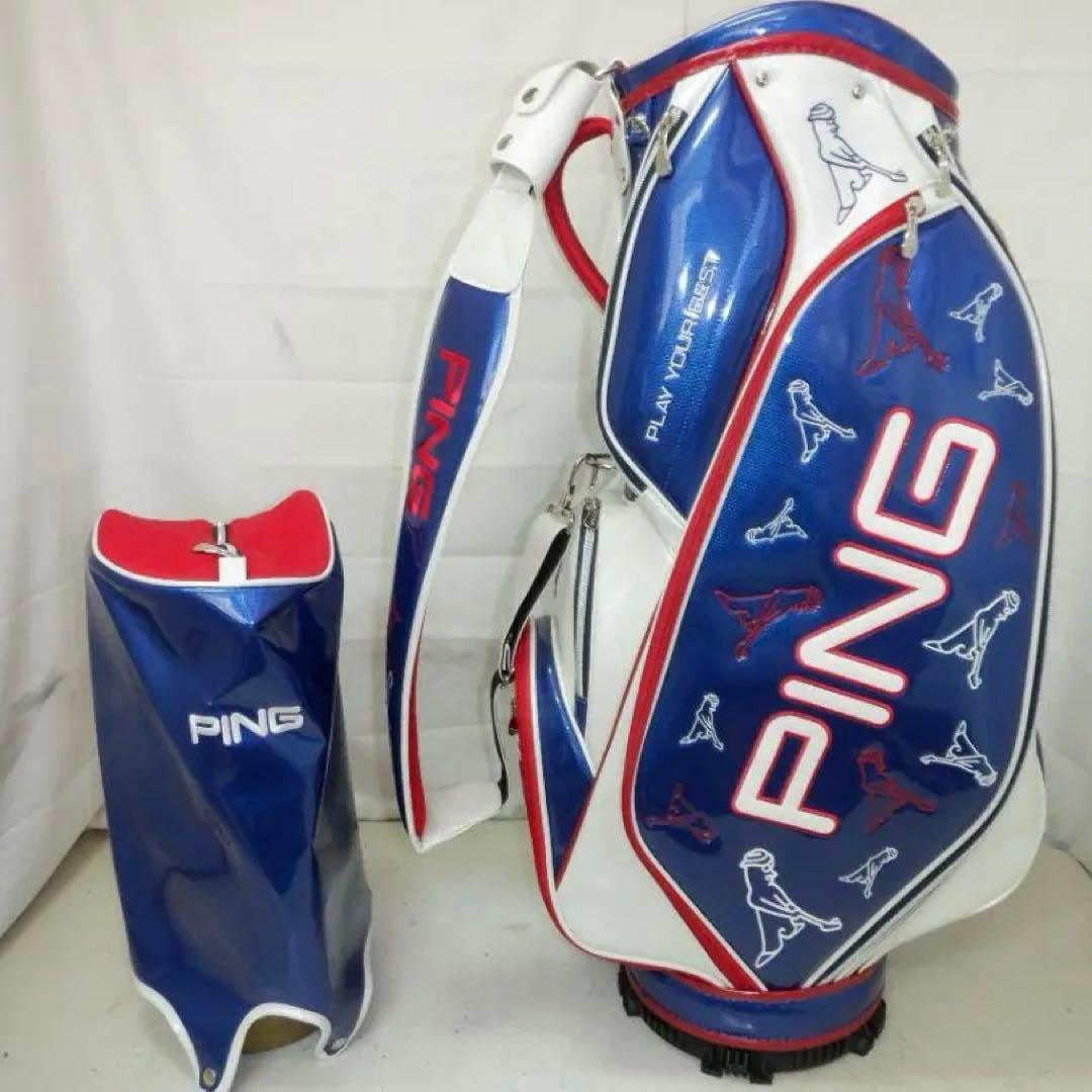 PING☆ピン☆Mr.PING☆9.5型☆エナメル☆美品☆スタッフ