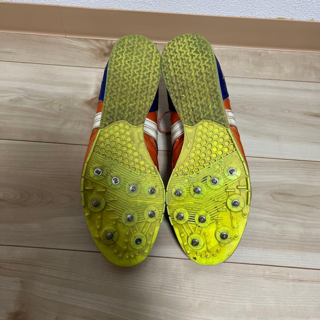 ミズノ フィールドジオAJ オレンジ - メルカリ