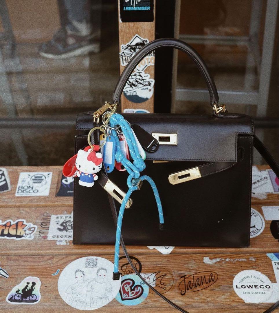 miumiu コードナイロン ブレスレット アンクレット バッグチャーム