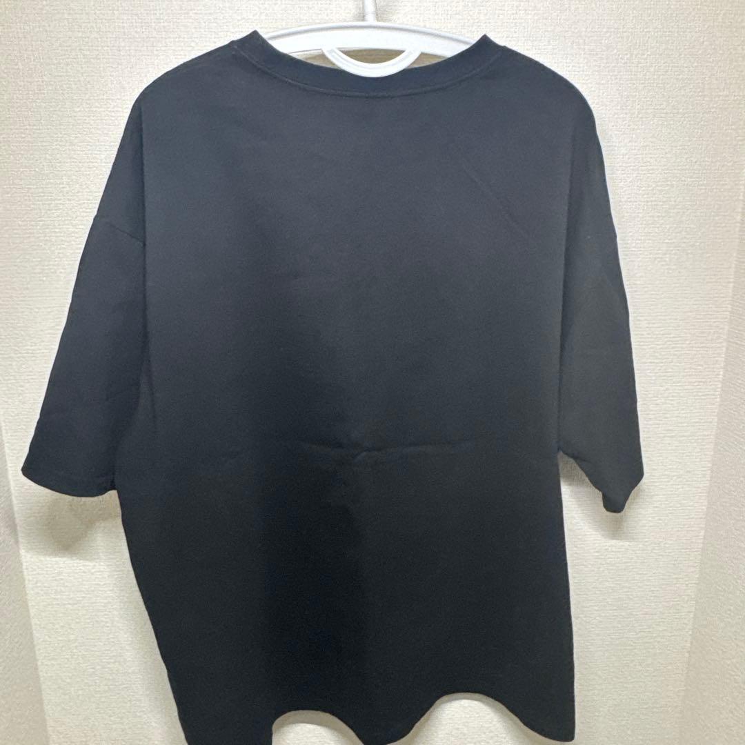 【XL】CVLTE 刺繍ロゴ ブラック Tシャツ 古着