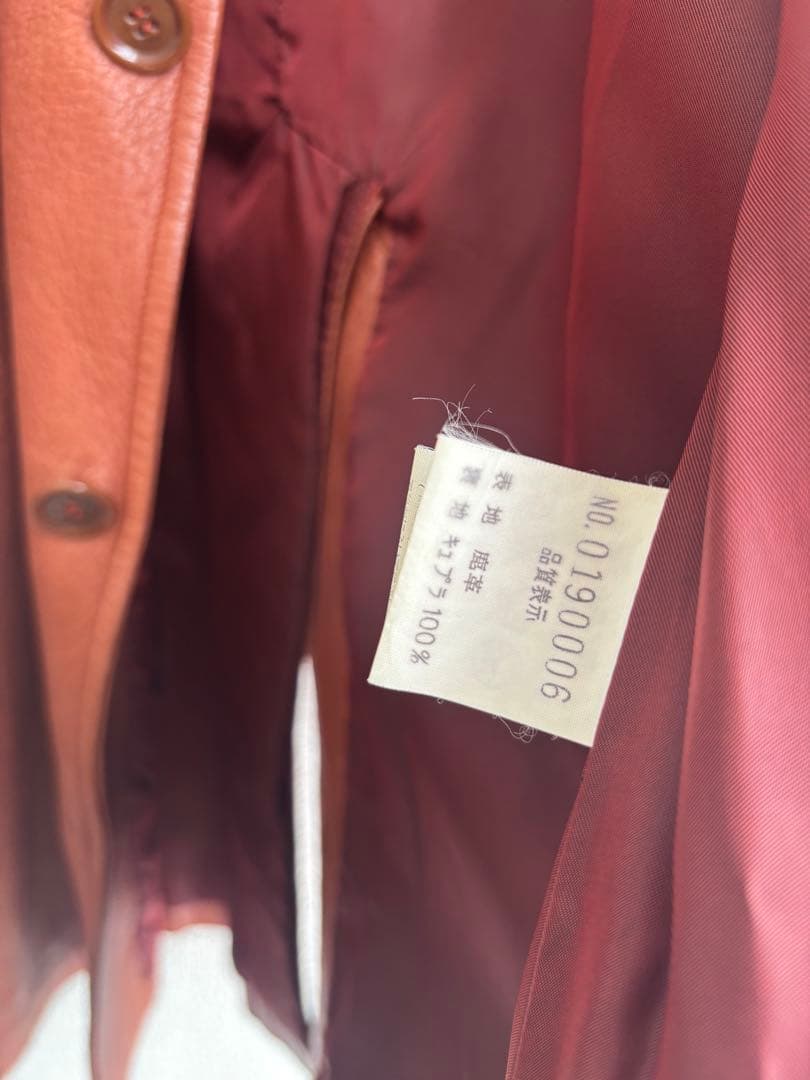 ◇ABAHOUSE◇90s00sデザイナーズ レザーコート レトロ古着 茶 - メルカリ